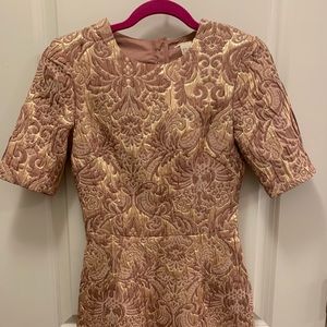 rose gold party dress